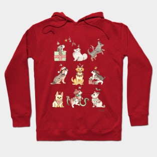 Cute Christmas Dogs Hoodie